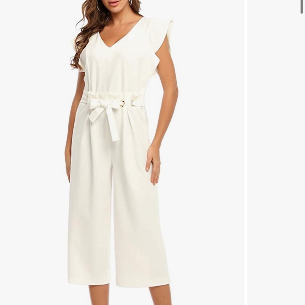 MACLLYN White Jumpsuit